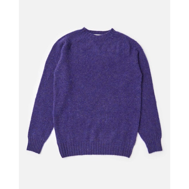 Supersoft Shetland Jumper in Iris
