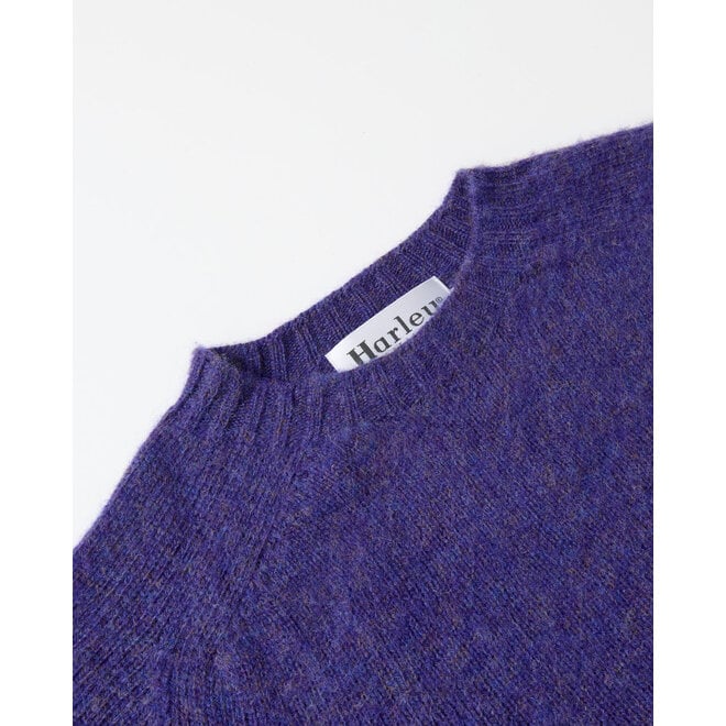 Supersoft Shetland Jumper in Iris