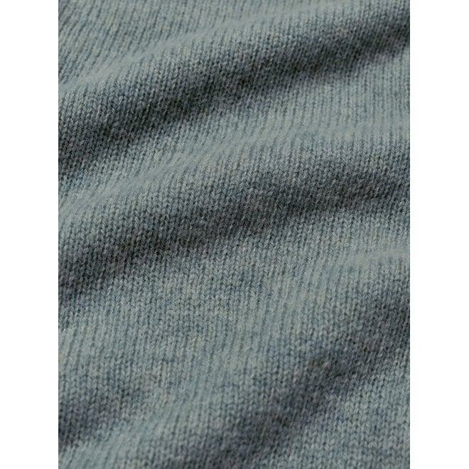 Supersoft Shetland Jumper in Verdigris