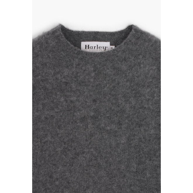 Supersoft Shetland Jumper in Charcoal