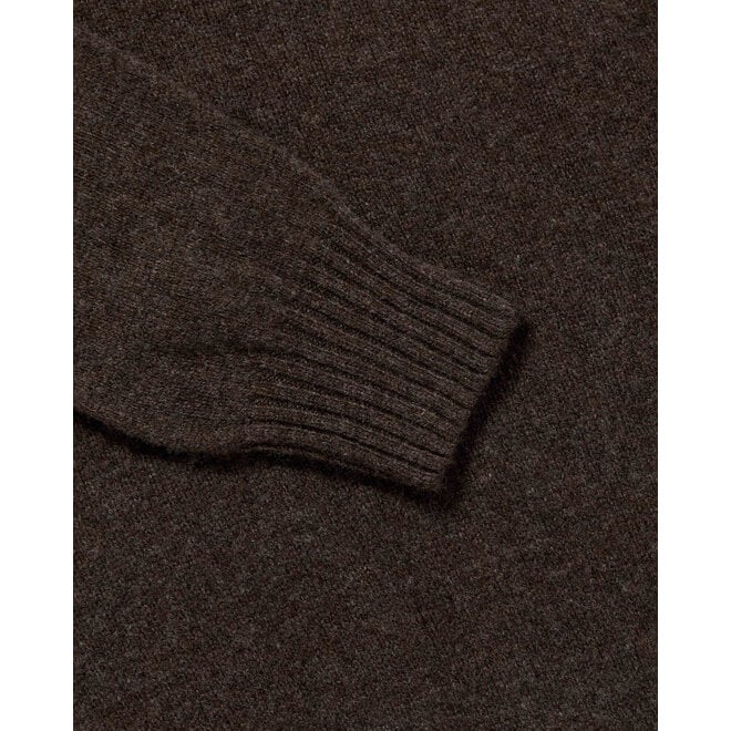 Supersoft Shetland Jumper in Volcano