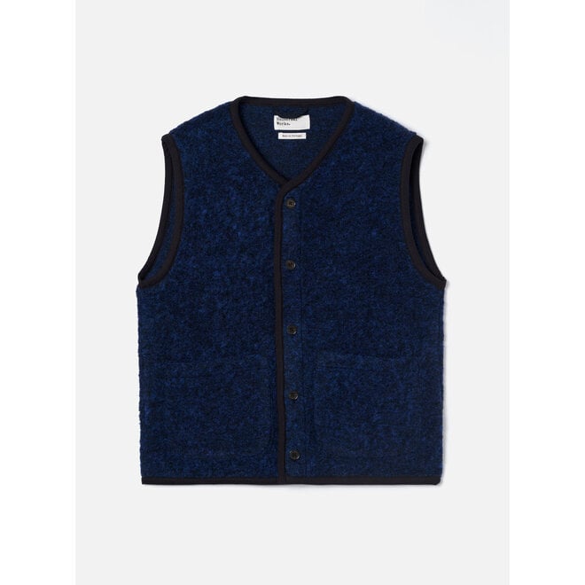 Lancaster Gilet in Blue Fleece