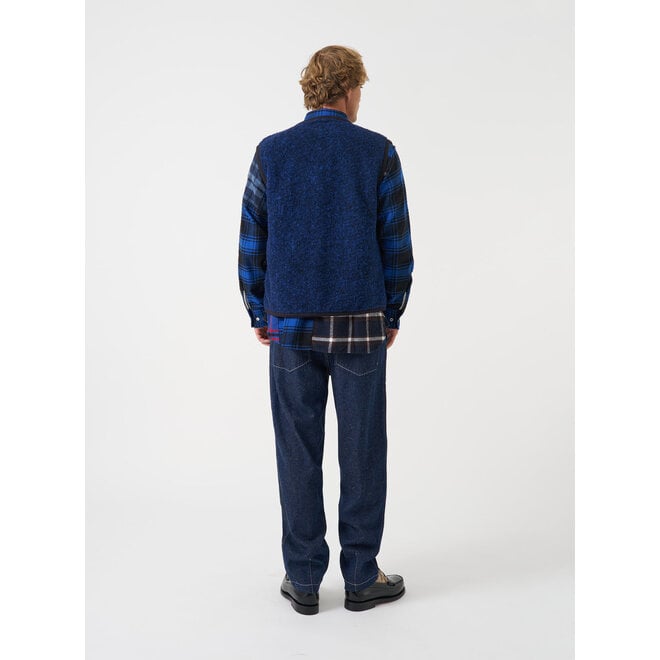 Lancaster Gilet in Blue Fleece
