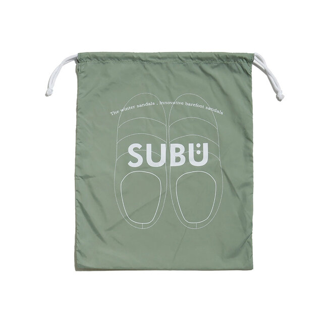 Slippers in Smoke Green