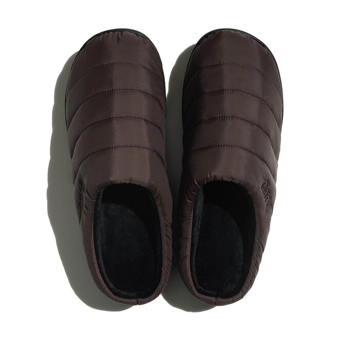Slippers in Dark Brown