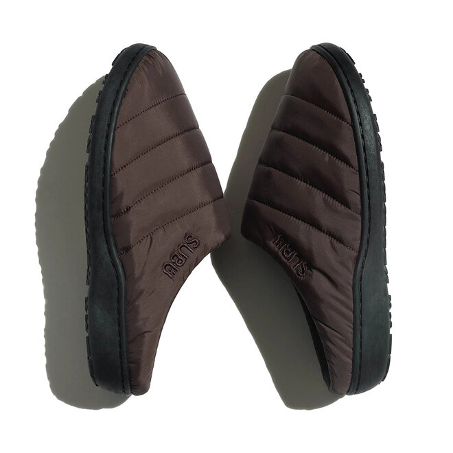 Slippers in Dark Brown