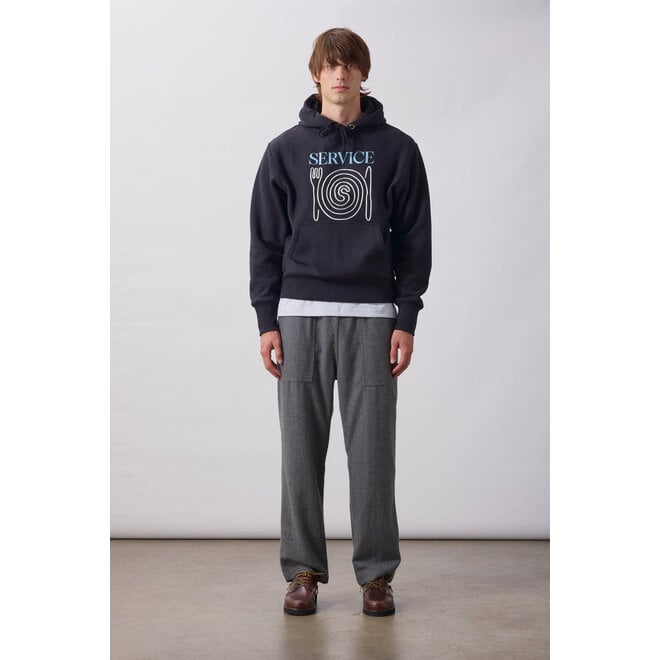 Flannel Chef Pants in Charcoal