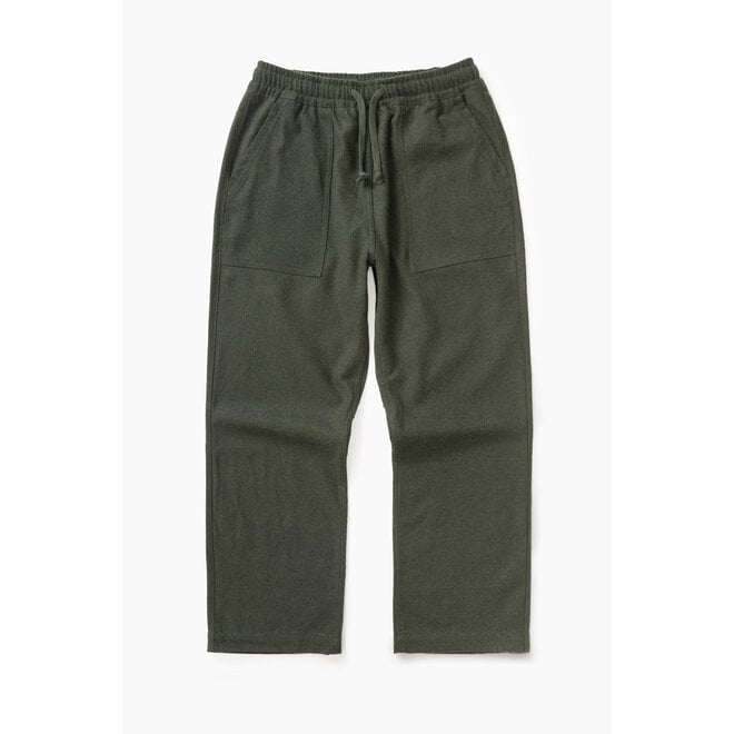Flannel Chef Pants in Forest