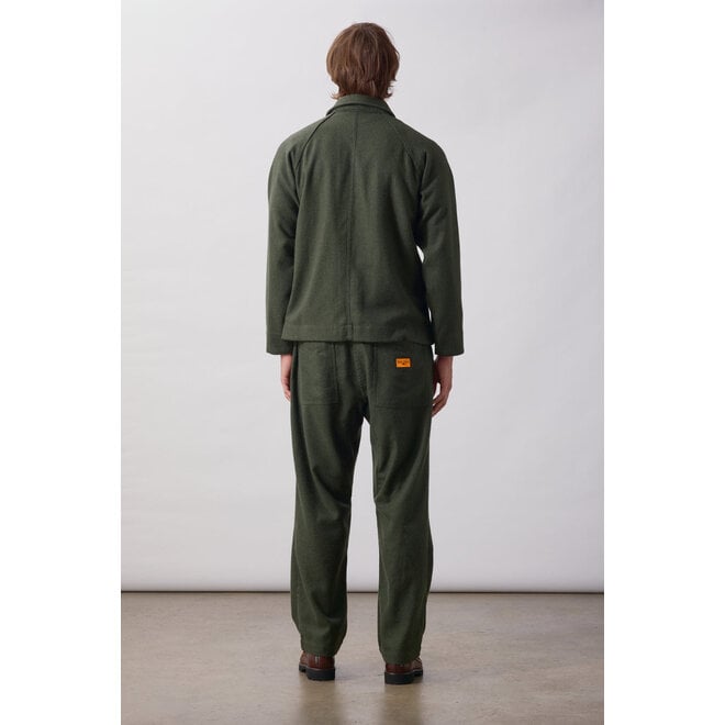 Flannel Chef Pants in Forest