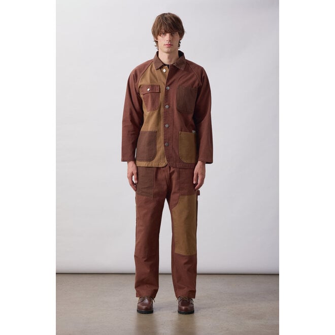 Patchwork Coverall 2.0 in Brown