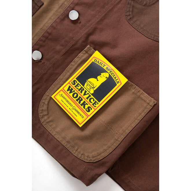 Patchwork Coverall 2.0 in Brown