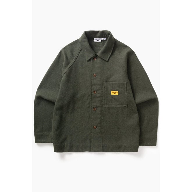 Flannel FOH Overshirt in Forest