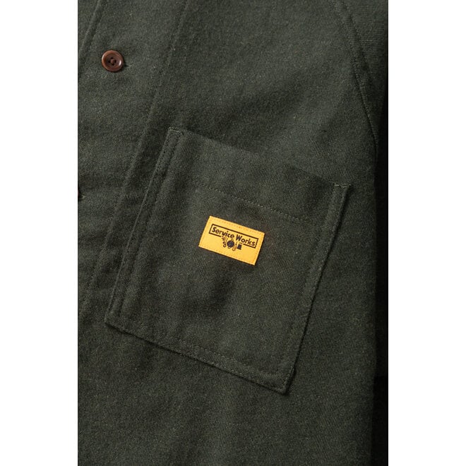 Flannel FOH Overshirt in Forest