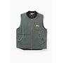 Over-Dyed Work Vest in Sage