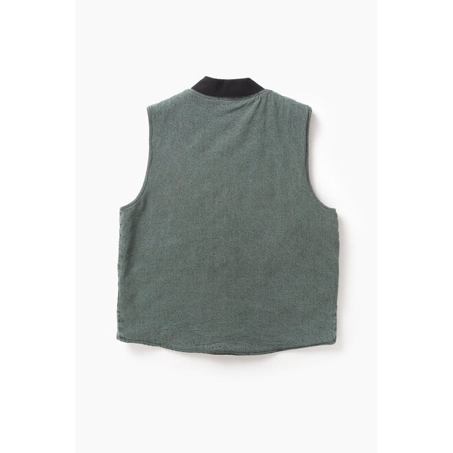 Over-Dyed Work Vest in Sage