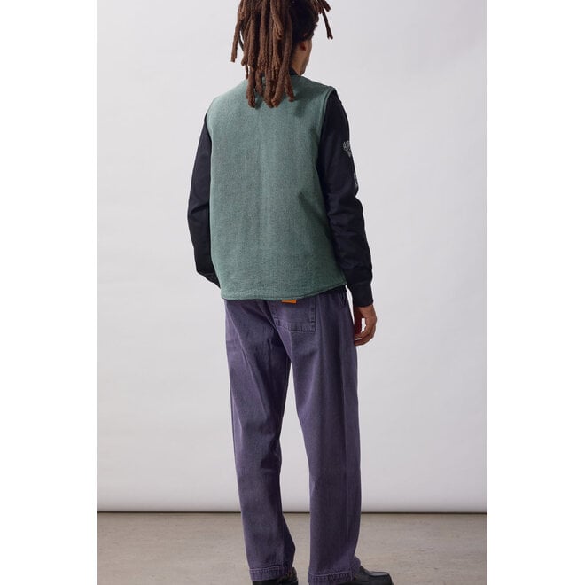 Over-Dyed Work Vest in Sage