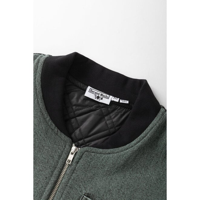 Over-Dyed Work Vest in Sage