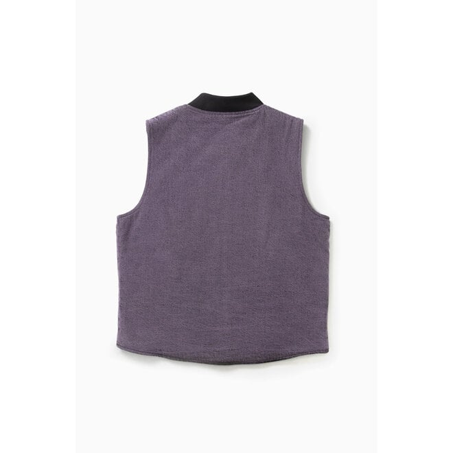 Over-Dyed Work Vest in Mauve