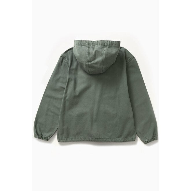Pigment Herringbone Smock in Olive
