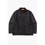 Waxed Barn Coat in Black