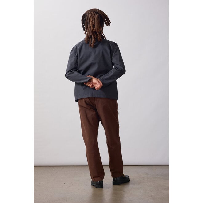 Waxed Barn Coat in Black