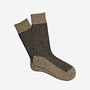 Wool Herringbone Crew in Beige