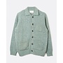 Station Cardigan in Shaggy Aqua Blue