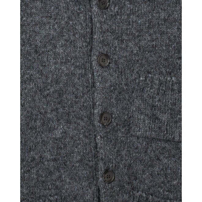 Station Cardigan in Shaggy Grey
