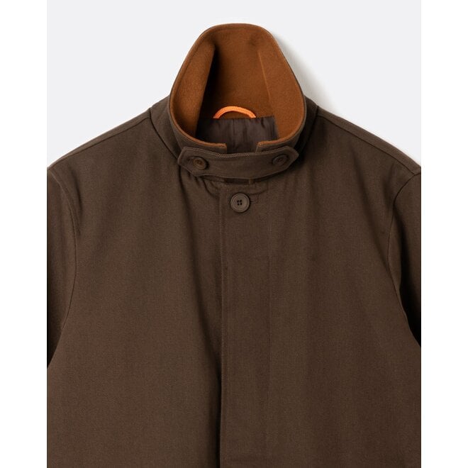 Bell Mac Coat in Dark Brown