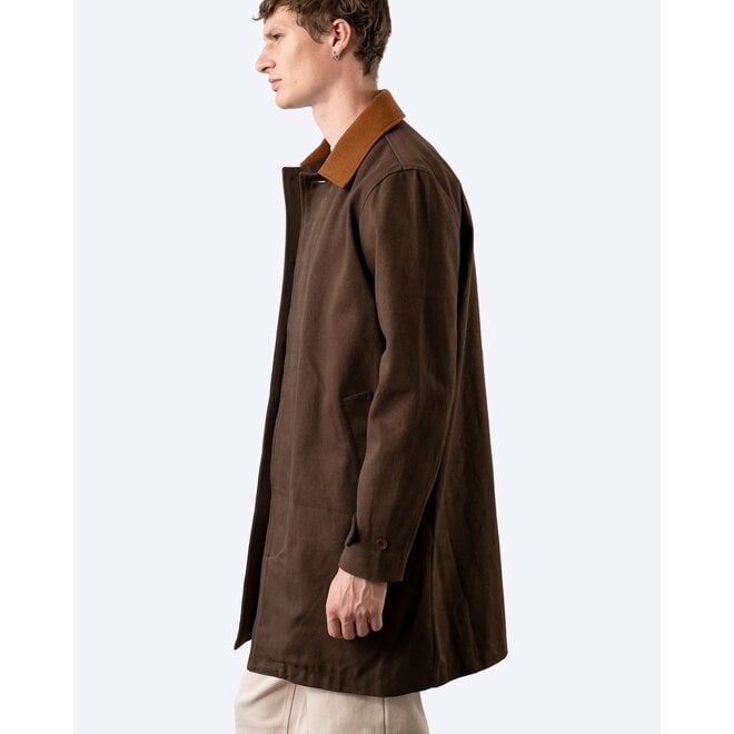 Bell Mac Coat in Dark Brown
