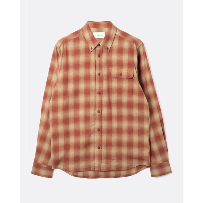 Larry Shirt in Light Brown Check