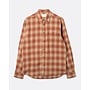 Larry Shirt in Light Brown Check