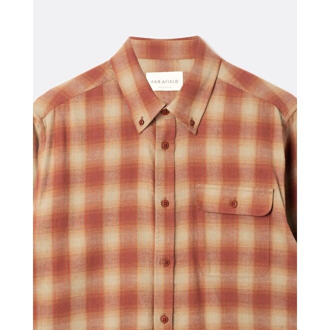 Larry Shirt in Light Brown Check