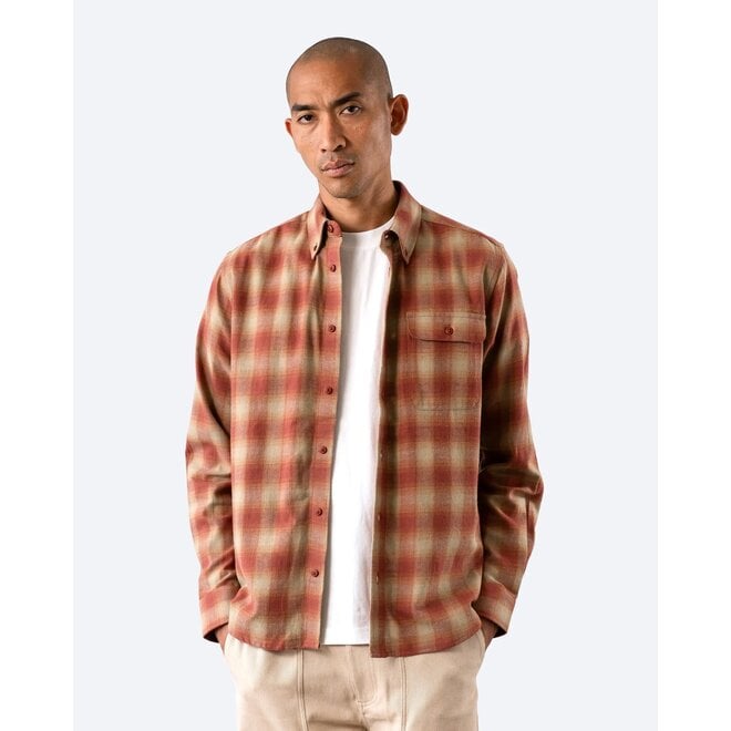 Larry Shirt in Light Brown Check