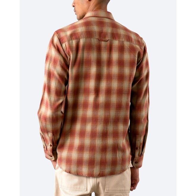 Larry Shirt in Light Brown Check