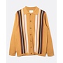 Zigger Knit Shirt in Camel/Multi