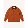 Dunbar Padded Jacket in Rust Orange