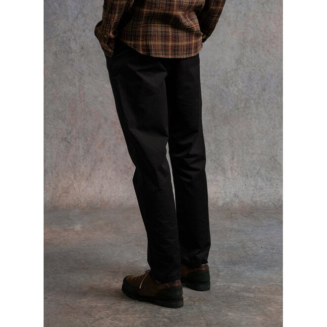 Inverness Trouser in Black Twill
