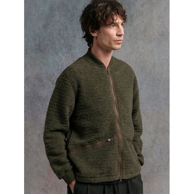 Dreghorn Fleece In Olive
