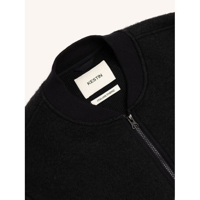 Dreghorn Fairisle Fleece In Black