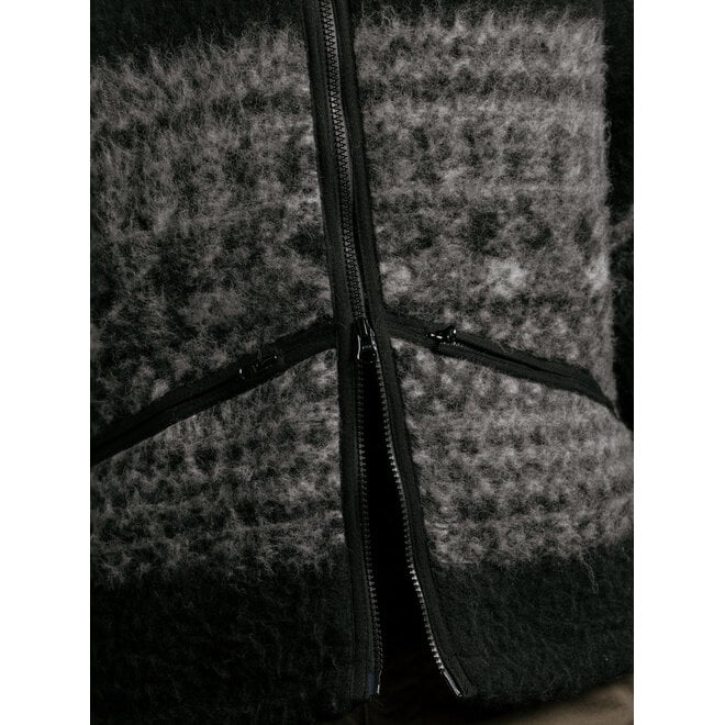 Dreghorn Fairisle Fleece In Black