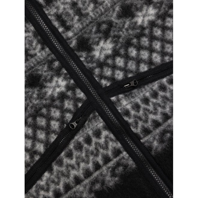 Dreghorn Fairisle Fleece In Black