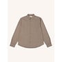 Dirleton Herringbone Shirt in Brown