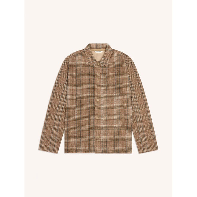 Portree Overshirt in Peat Check