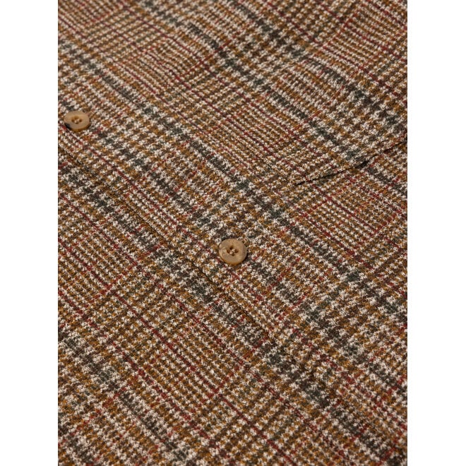 Portree Overshirt in Peat Check