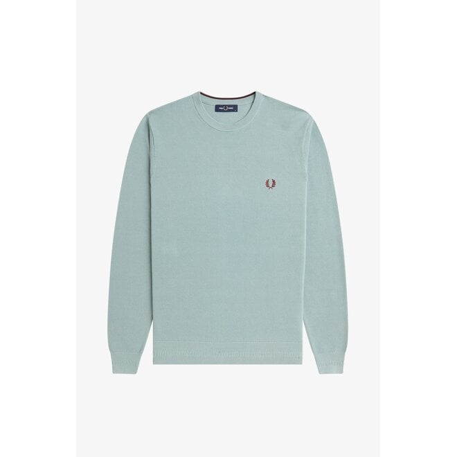 Pique Stitch Jumper in Silver Blue