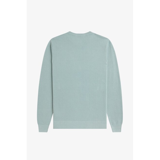Pique Stitch Jumper in Silver Blue