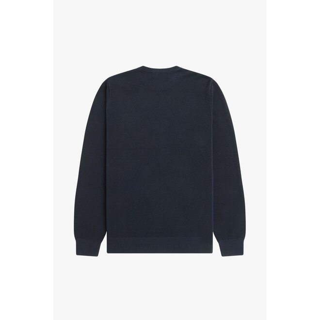 Pique Stitch Jumper in Twilight Navy