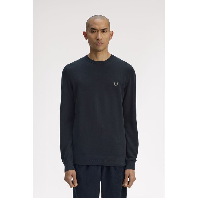 Pique Stitch Jumper in Twilight Navy