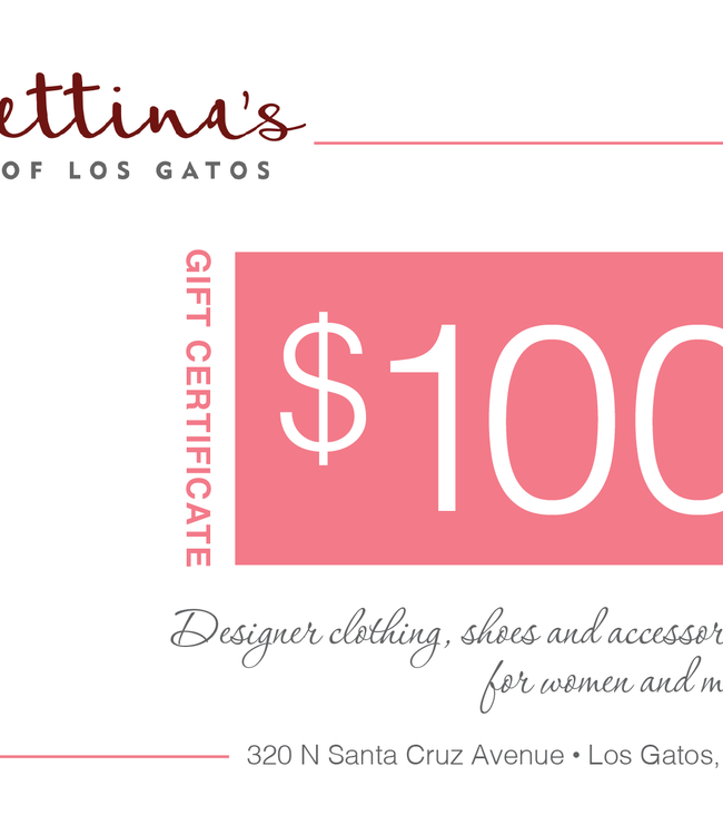 Gift Certificate $100